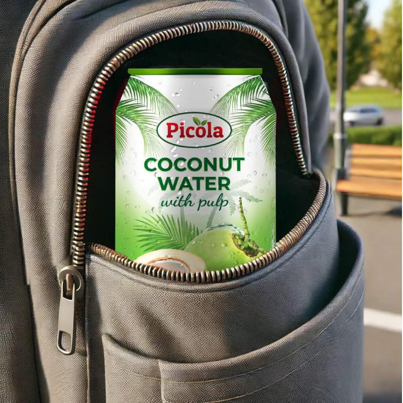 Picture of PICOLA COCONUT WATER WITH PULP (THAILAND) - 330ML