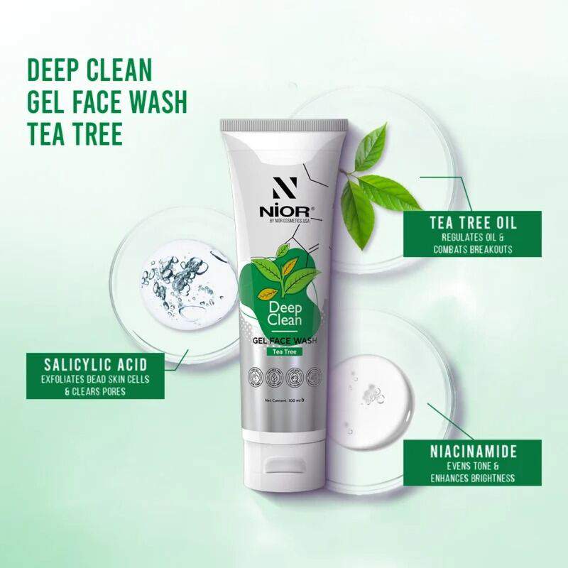 Picture of NIOR DEEP CLEAN TEA TREE GEL FACE WASH - 100ML