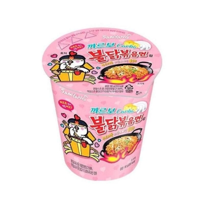 Picture of Samyang Carbonara Ramen Cup Noodles (korean) 80Grams