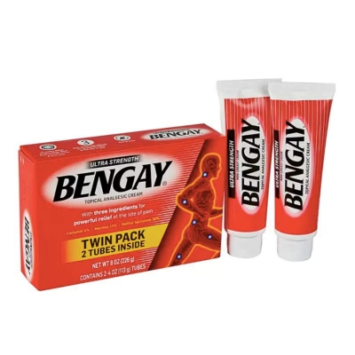 Picture of BENGAY ULTRA STRENGTH TOPICAL ANALGESIC CREAM TWIN PACK (EU) - 226GM
