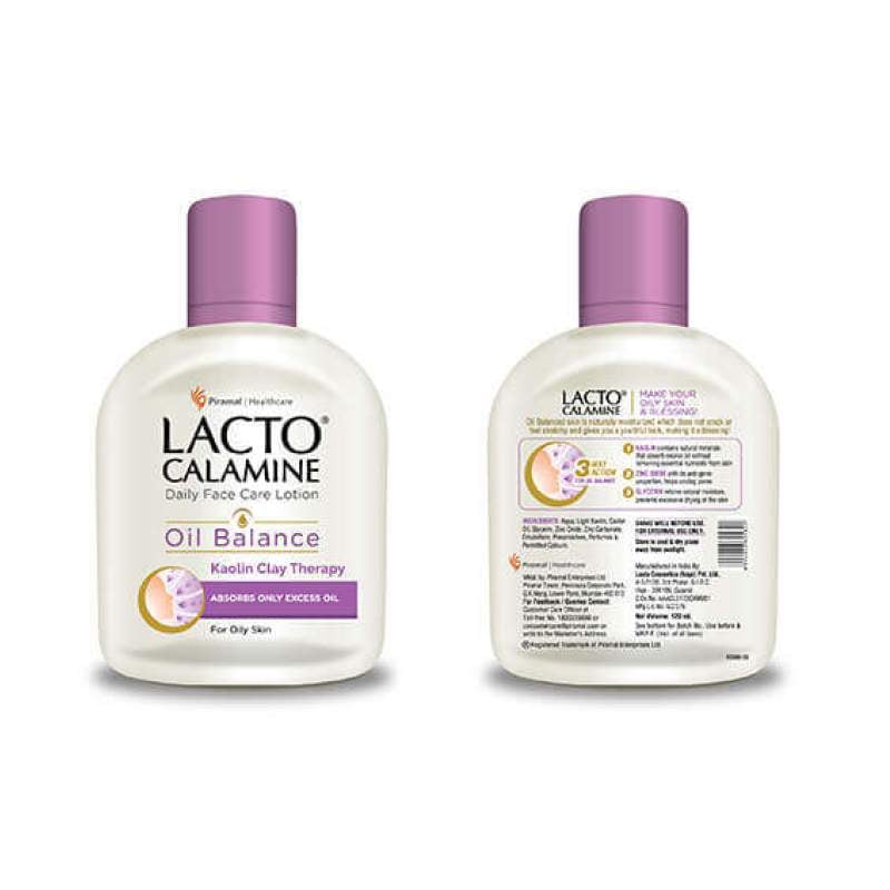 Picture of LACTO CALAMINE DAILY FACE CARE LOTION OIL BALANCE KAOLIN CLAY THERAPY (INDIAN) - 55ml