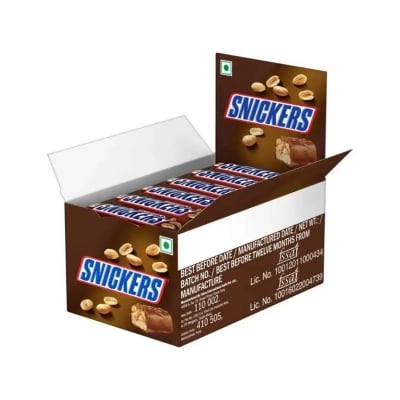 Picture of Snickers Chocolate 12gm - 40Pcs Box