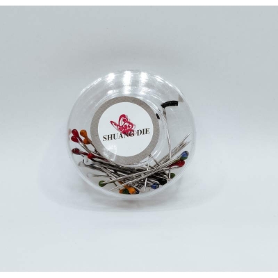 Picture of HIJAB GLASS PINS FOR WOMEN (SMALL SIZE)  30+_PCS PER BOX - 3BOX PACK Multicolor