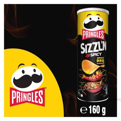 Picture of Pringles Sizzln Apicy BBQ Flavour  158Gm (U.S.A) - 1Pcs