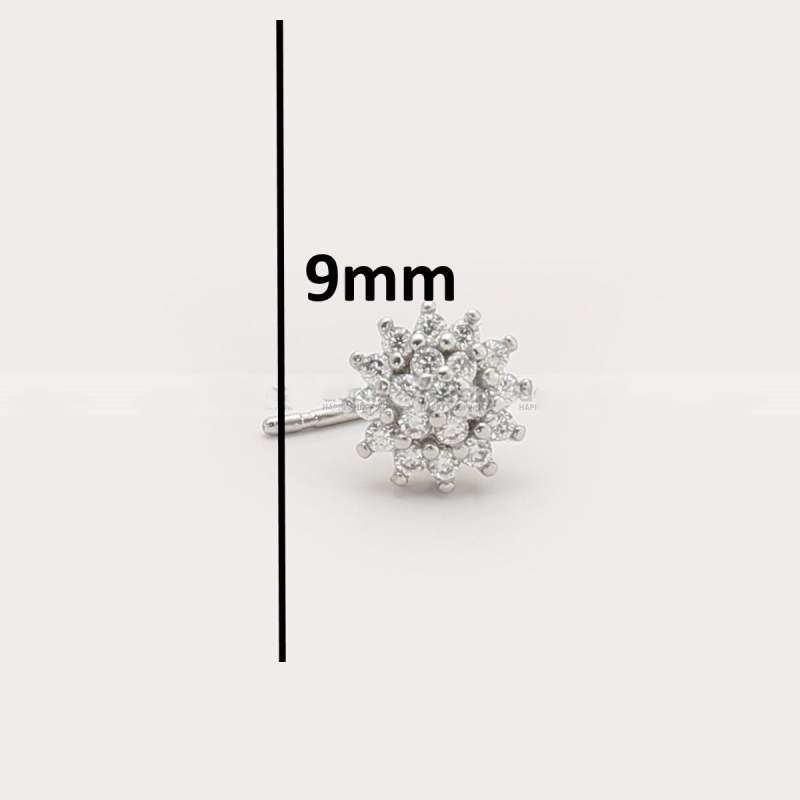 Picture of Party L Shape Push Nose Pin - 1Pcs Multicolor