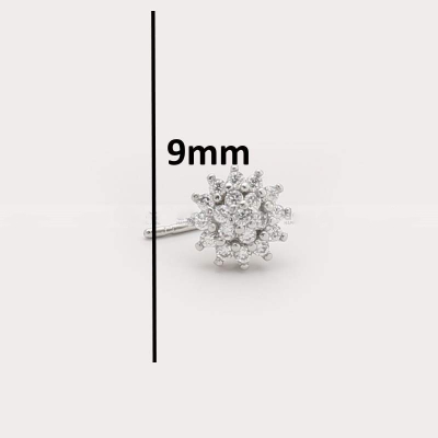 Picture of Party L Shape Push Nose Pin - 1Pcs Multicolor