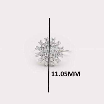 Picture of Party L Shape Push Nose Pin - 1Pcs Silver