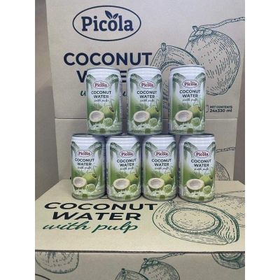 Picture of PICOLA COCONUT WATER WITH PULP (THAILAND) - 330ML