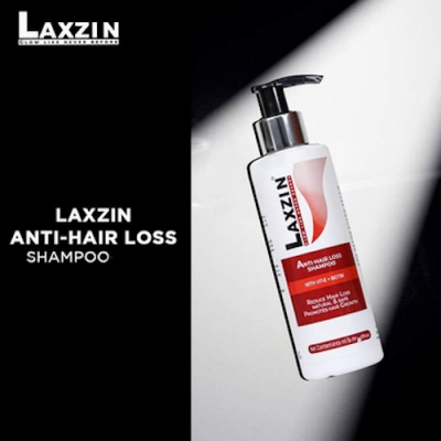 Picture of LAXZIN ANTI  HAIR LOSS SHAMPOO WITH VITA E + BIOTIN REDUCE HAIR LOSS  - 400ML