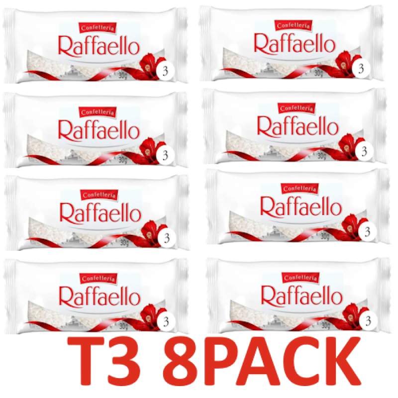 Picture of Raffaello Chocolate (Italy) T3 8Pack*3 24Pcs 240gm