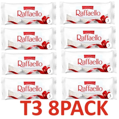 Picture of Raffaello Chocolate (Italy) T3 8Pack*3 24Pcs 240gm