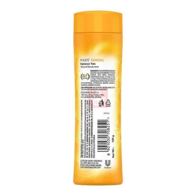 Picture of PONDS RADIANE TALCUM POWDER NATURAL SUNSREEN - 100GM SANDAL