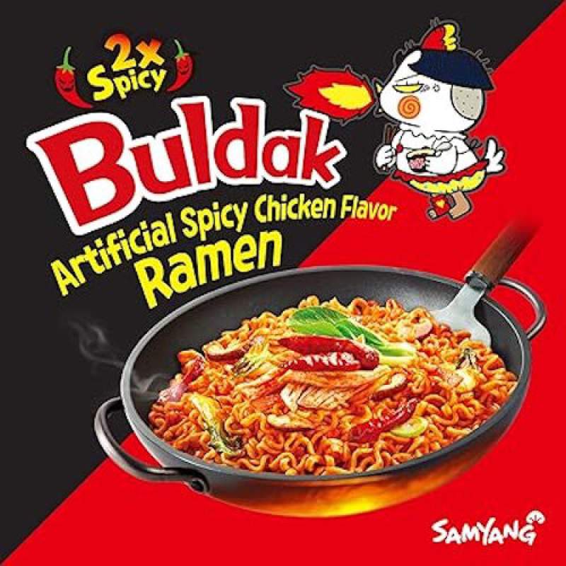 Picture of Samyang Hot Chicken Ramen 2X Spicy Noodles (korean) 5 X 140Grams