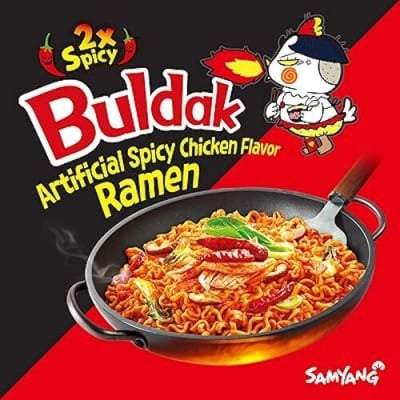 Picture of Samyang Hot Chicken Ramen 2X Spicy Noodles (korean) 5 X 140Grams