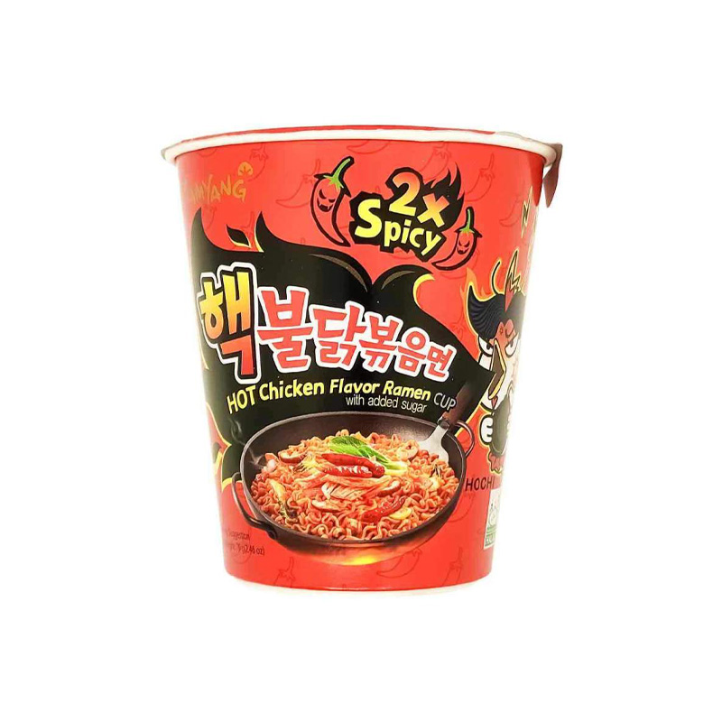 Picture of Samyang Hot Chicken Ramen 2X Spicy Cup Noodles (korean) 70Grams