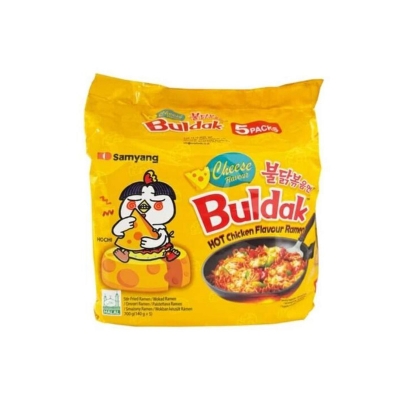 Picture of Samyang Cheese Ramen Noodles (korean) 5 X 140Grams