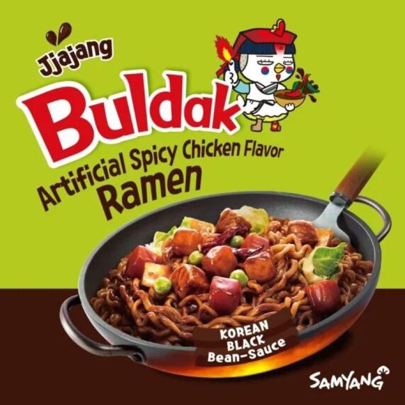 Picture of Samyang Jjajang Ramen Noodles (korean) 5 X 140Grams