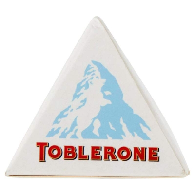 Picture of TOBLERONE WHITE CHOCOLATE WITH HONEY & ALMOND NOUGAT 100GM