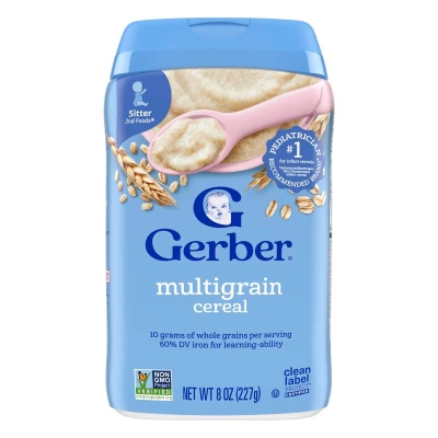 Picture of Gerber Cereal For Baby Multigrain Grain & Grow (U.S.A) - 227g