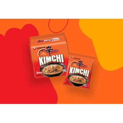 Picture of Nongshim Shin Kimchi Ramyun (KOREAN) - 600GM