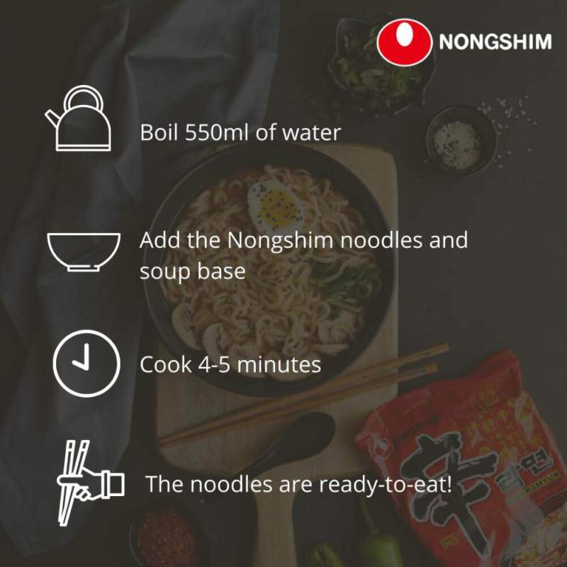 Picture of Nongshim Shin Red Super Spicy Ramyun (KOREAN) - 600GM