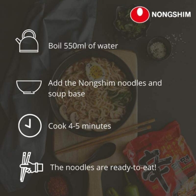 Picture of Nongshim Shin Red Super Spicy Ramyun (KOREAN) - 600GM