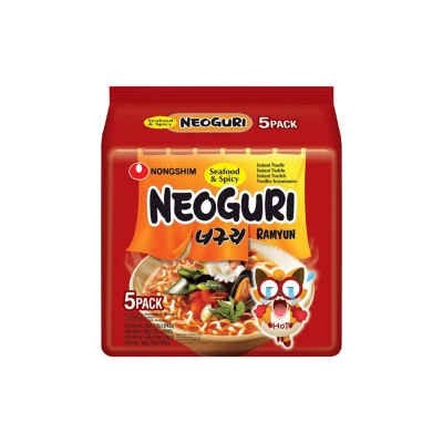 Picture of Nongshim Neoguri Spicy Seafood Ramen Noodle Soup (KOREA) - 560GM