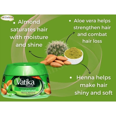 Picture of Vatika Nourish & Protect Styling Hair Cream (U.A.E) 140 Ml