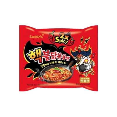 Picture of Samyang Hot Chicken Ramen 2X Spicy Noodles (korean) 5 X 140Grams
