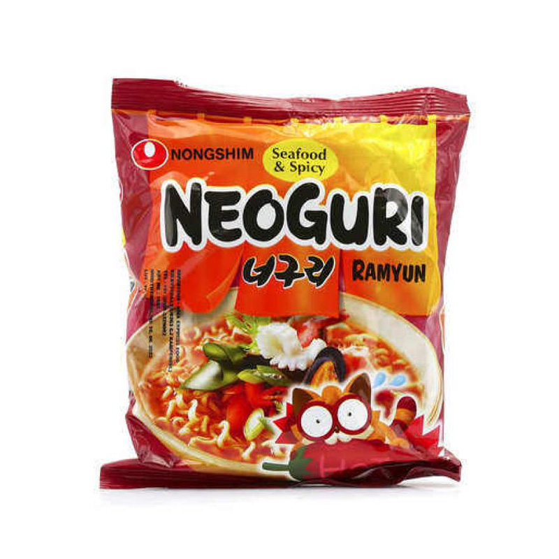 Picture of Nongshim Neoguri Spicy Seafood Ramen Noodle Soup (KOREA) - 560GM