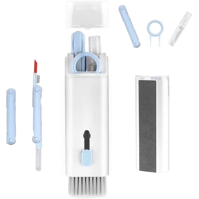 Picture of 7-In-1 Multifunctional Keyboard Cleaning Brush Kit | Keycap Puller, Screen Cleaner, Earphone Cleaning Tools