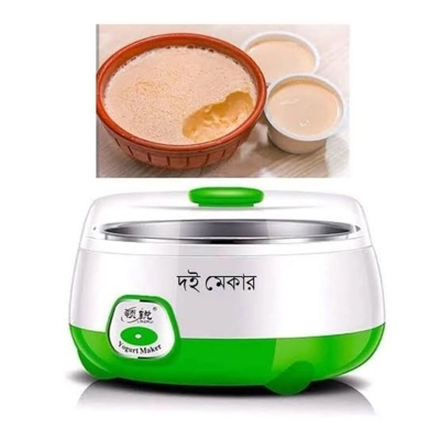Picture of Electric Yogurt (Doi) Maker, Mini Portable Automatic Yogurt (Doi) Makers, Yogurt (Doi) Making Machine, Kitchen Appliance Tools with Stereo Heating for Home, School and Office Use-White