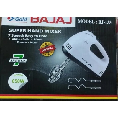 Picture of Bajaj Super Hand Mixer 7 Speeds 650W-White