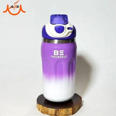Picture of BE Yourself Insulated Water Bottle – Purple Gradient-Multicolor