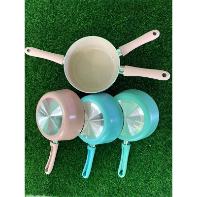 Picture of Non-Stick Frying Frying Pan 16Cm Marble Stone Coating And Silicone Handle-Electric Oven-Multicolor