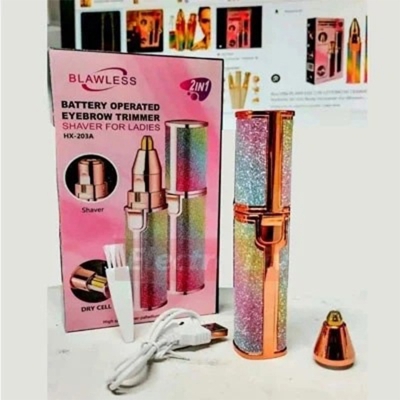 Picture of Battery Operated Eyebrow Trimmer & Facial Hair Remover for Ladies-Multicolor