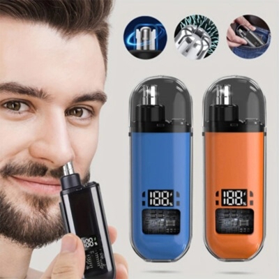 Picture of Digital Electric Nose & Ear Hair Trimmer (USB Rechargeable)-Multicolor