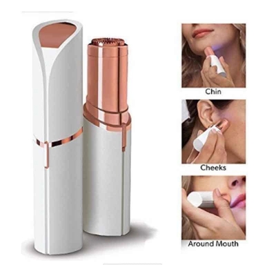Picture of Electric Facial Hair Remover – Lipstick Design (For Women)-White