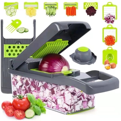 Picture of Multi-Functional Vegetable & Fruit Chopper Set-Multicolor