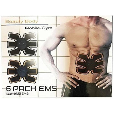 Picture of 6 Pack EMS Abdominal Muscle Stimulator – Mobile Gym-Black
