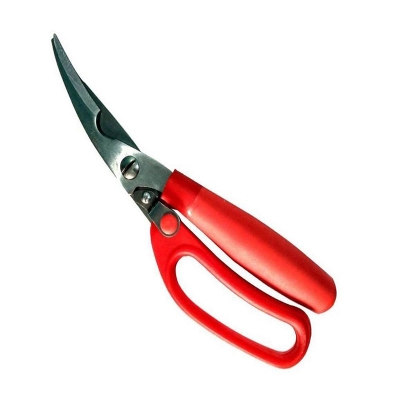 Picture of heavy duty stainless steel kitchen scissors cutting for fish chicken and household item-Multicolor