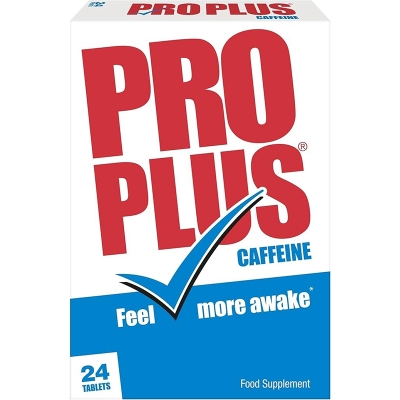 Picture of Pro Plus 24 tablets - Caffeine tablets - Sugar Free - Made in UK-Soft White