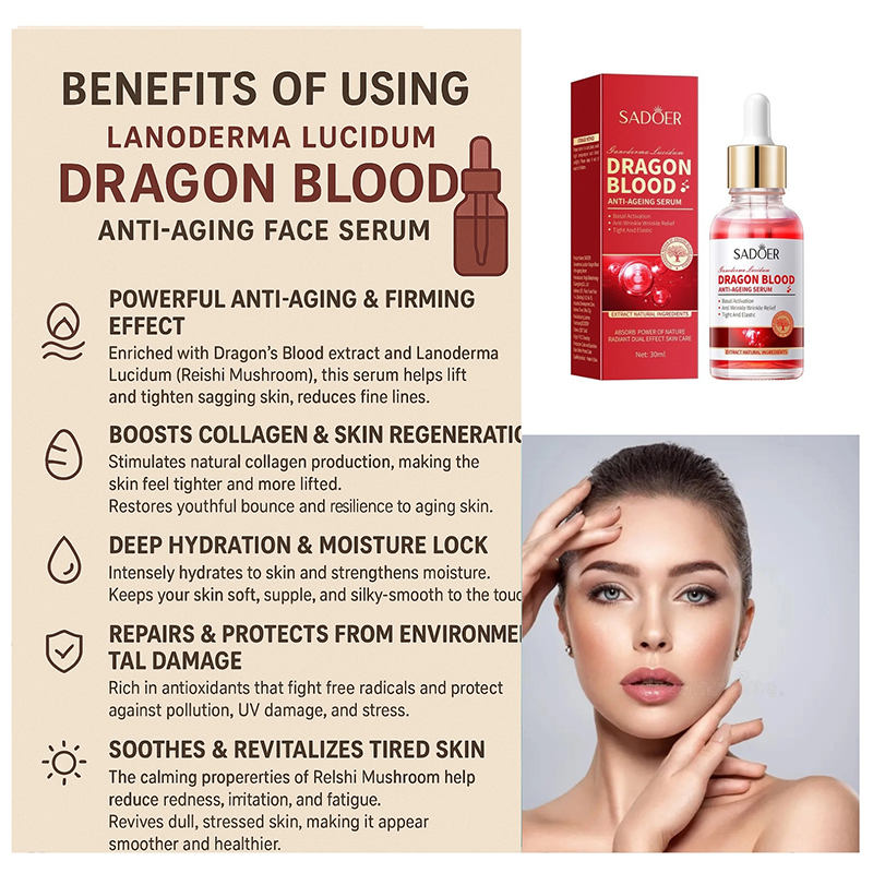 Picture of SADOER Dragon Blood Anti Aging Face Serum-1 BRIGHT