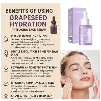 Picture of SADOER Grapeseed Hydration Face Serum-1 BRIGHT