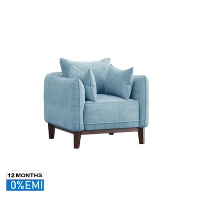 Picture of REGAL Athens Wooden Single Sofa ATHENS-SSC-362-3-1-20(FEBRIC-SF-2119)