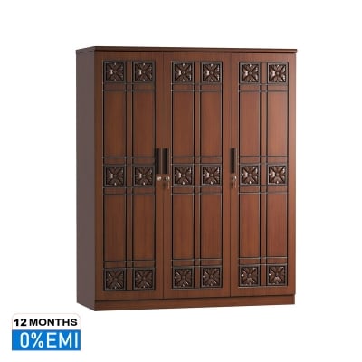 Picture of REGAL Eden Wooden 3 Door Cup Board CBH-358-3-1-20 (3 DOOR)