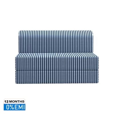 Picture of REGAL Foam Sofa Cum Bed (Semi Double) SCB-205-6-2-07(SEMI DOUBLE)(Febric-Blue rivers)