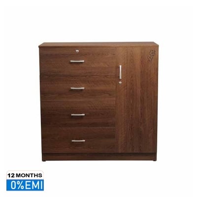 Picture of REGAL Harper Laminated Board Wardrobe Antique HARPER-WARDROBE - WDH-101-1-1-20(2PART)