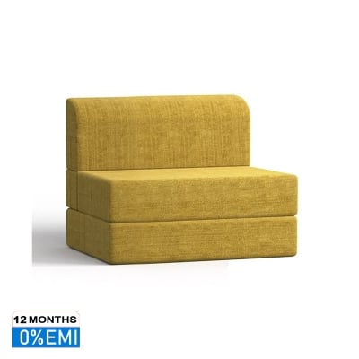 Picture of REGAL Sofa Cum Bed-Yellow SCB-205-6-2-07(SEMI DOUBLE)(Febric-2120)