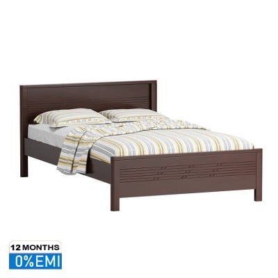 Picture of REGAL Valentina Wooden Bed Antique BDH-354-3-1-20(SEMI DOUBLE)